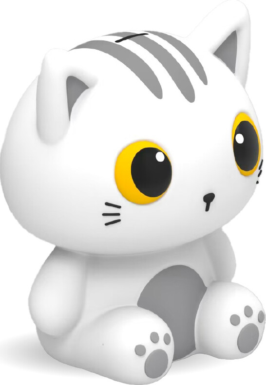 Itotal - Sparegris - White Cat - 27 Cm