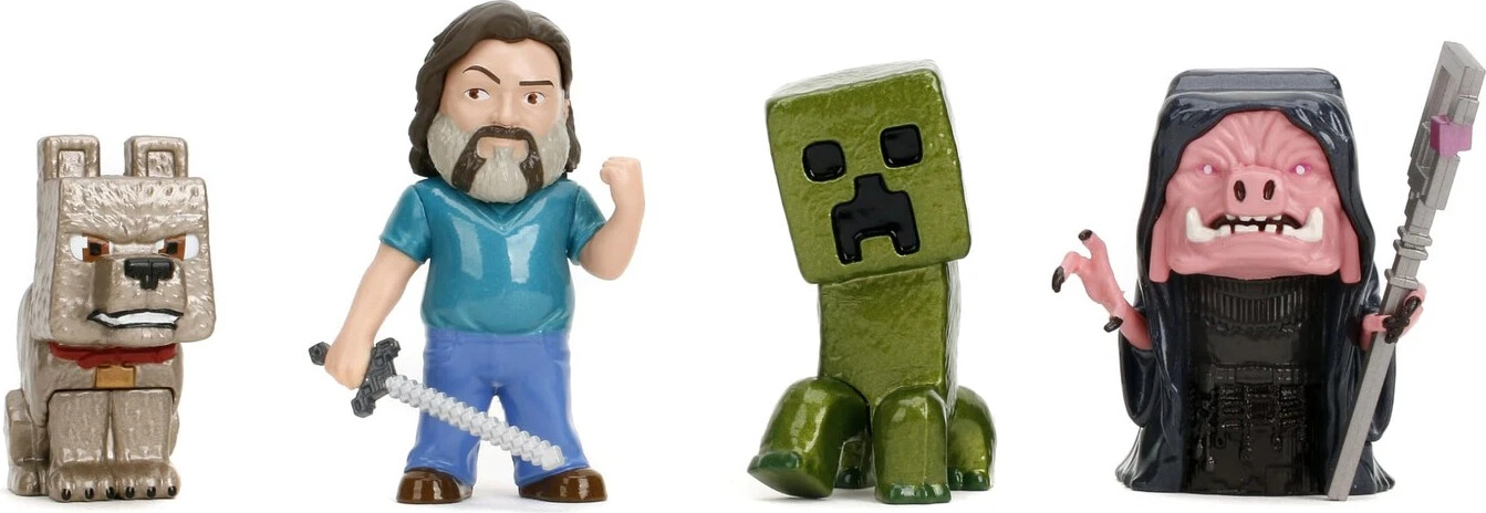 Jada - Minecraft Film 4-pak 2.5 Figurer