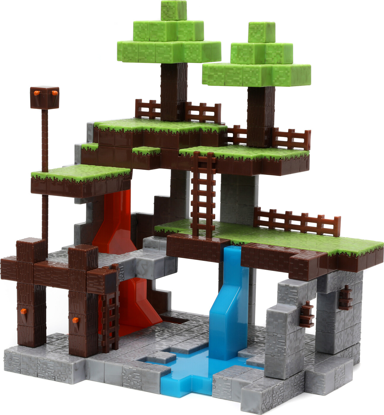 Billede af Minecraft Legetøj - Overworld Legesæt - Metalfigs - 31 Dele