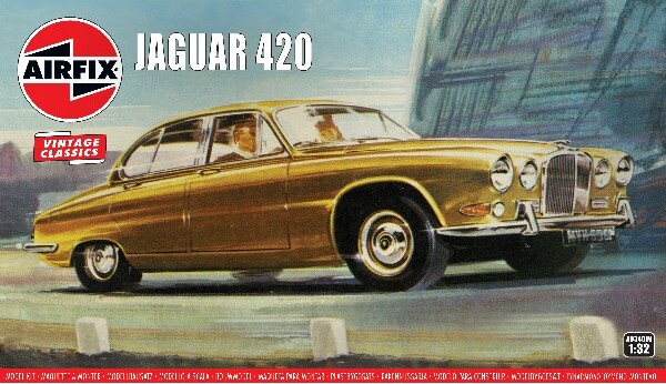Billede af Airfix - Jaguar 420 Bil Byggesæt - 1:32 - A03401v