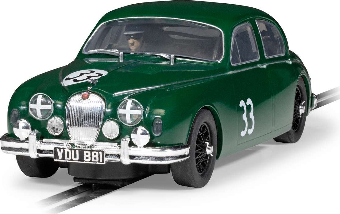 Scalextric - Jaguar Mk1 Mike Hawthorn Bil - 1:32 - C4506