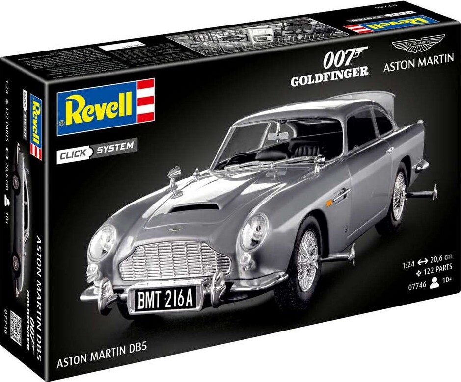 Revell - James Bond Aston Martin Db5 - 1:24 - Easy-click - 07746