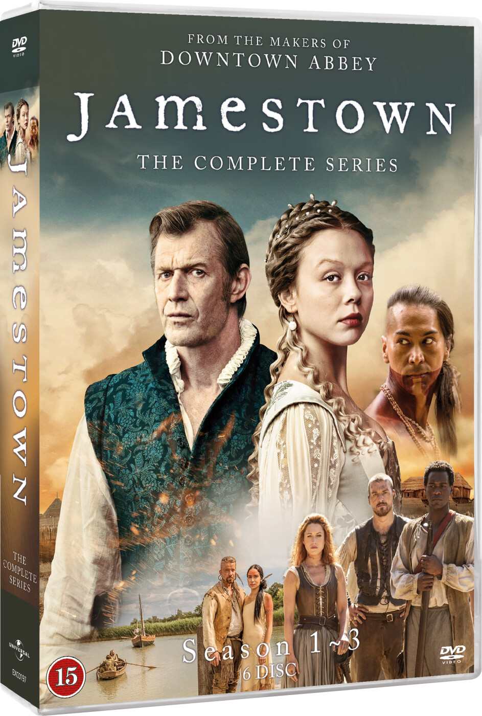 Jamestown - Den Komplette Serie - DVD - Tv-serie