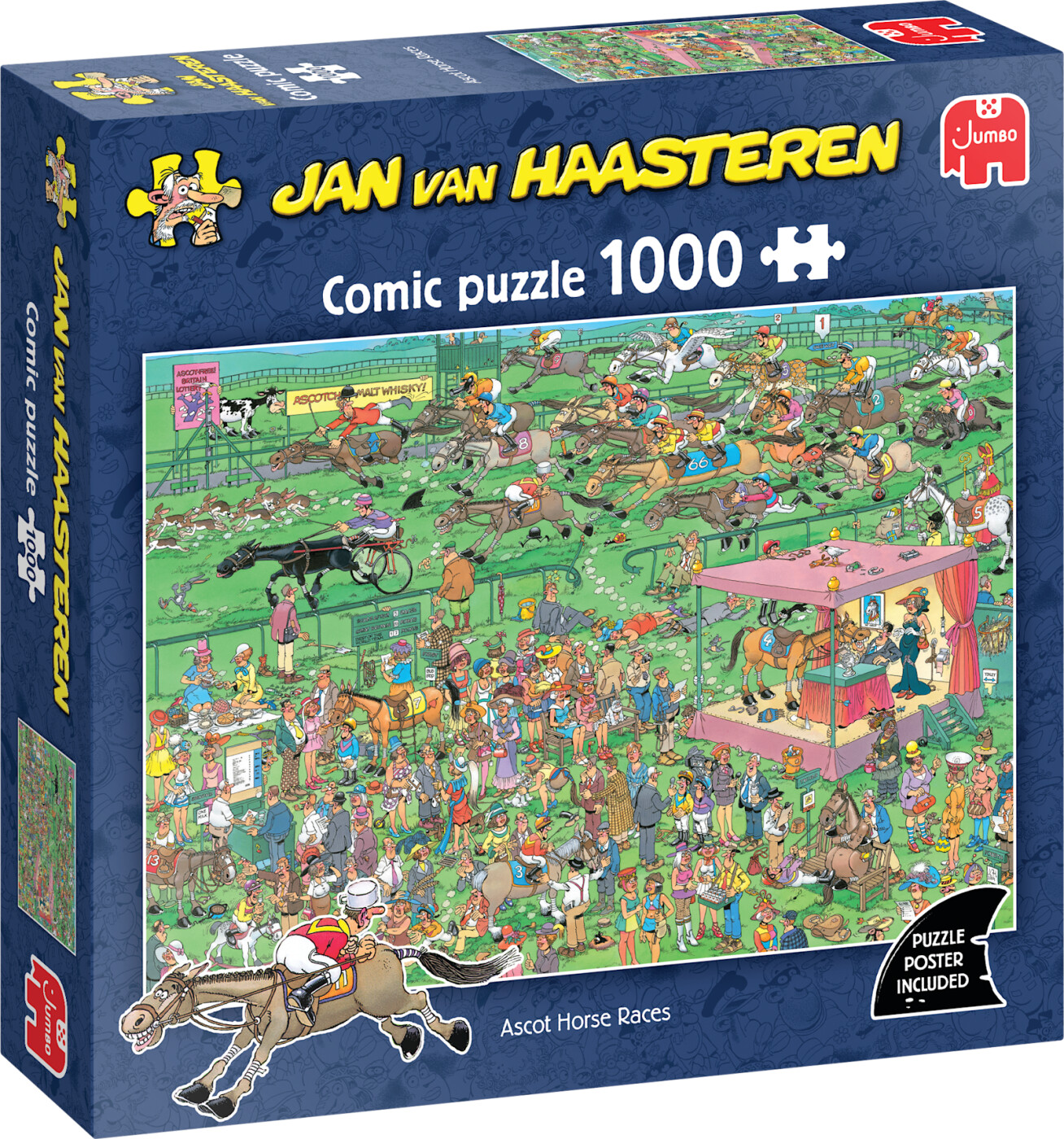 Jan Van Haasteren - Ascot Horse Races 1000 Pieces - Jumbo