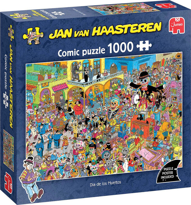 Jan Van Haasteren - Dia De Los Muertos Puzzle - 1000 Brikker - Jumbo