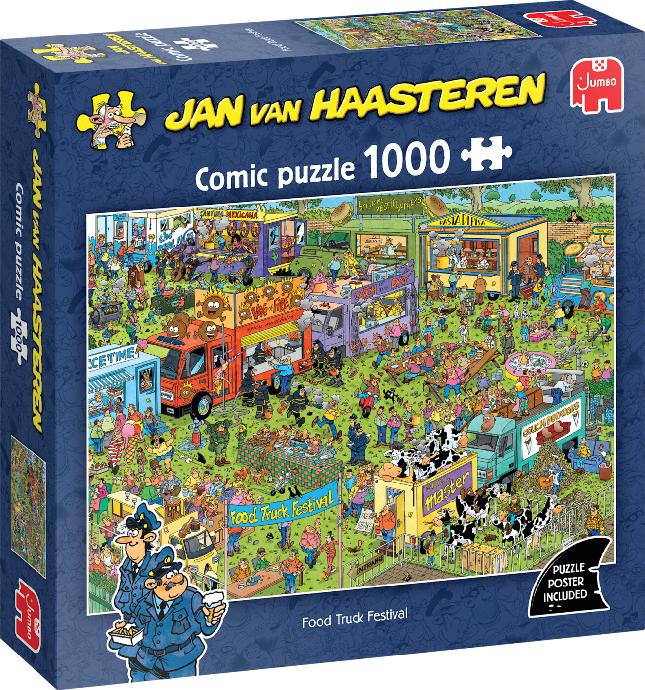 Jan Van Haasteren - Food Truck Festival Puzzle - 1000 Brikker - Jumbo