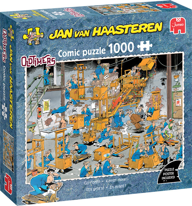 Jan Van Haasteren - 1000 Brikker - Oldtimers Go Forth!