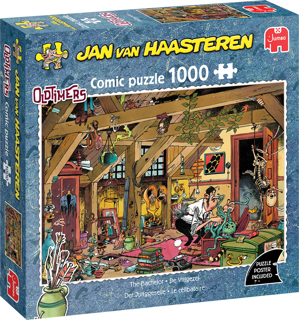 Jan Van Haasteren - Oldtimers The Bachelor Puzzle - 1000 Brikker - Jumbo