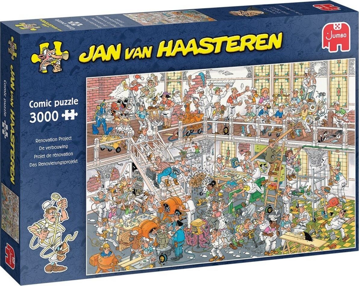 Jan Van Haasteren Puslespil - 3000 Brikker - Renovation Project
