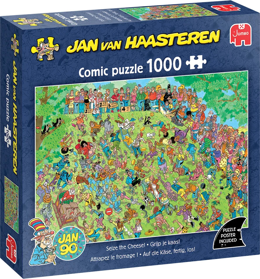 Jan Van Haasteren - Seize The Cheese! Puzzle - 1000 Brikker - Jumbo