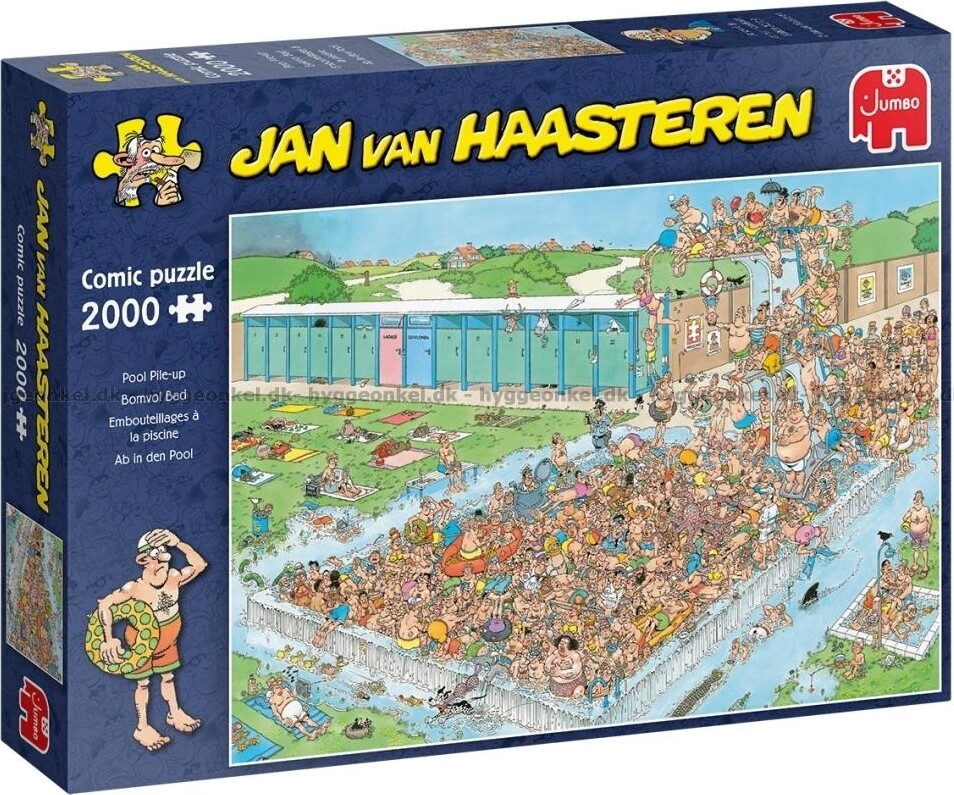 Jan Van Haasteren Puslespil - Pool - 2000 Brikker