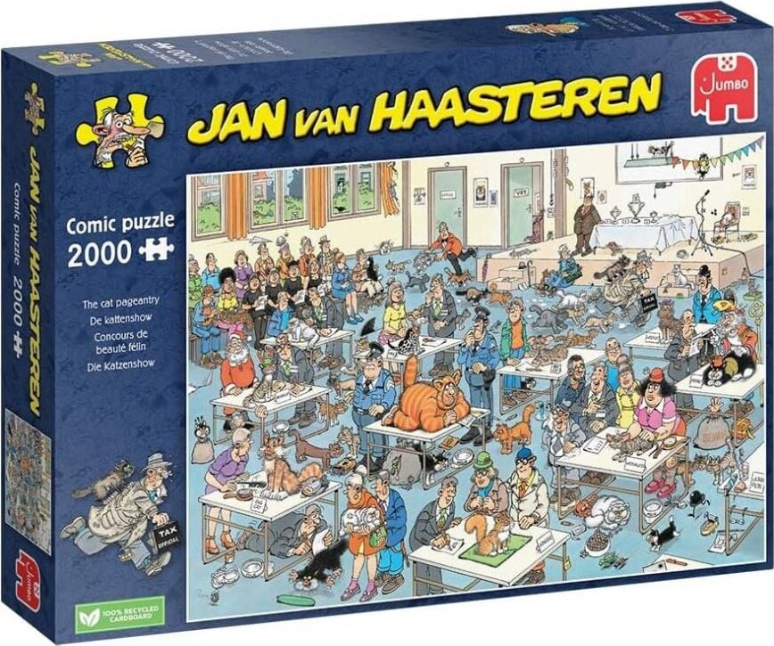Jan Van Haasteren - The Cat Pageantry - 2000 Brikker - Comic