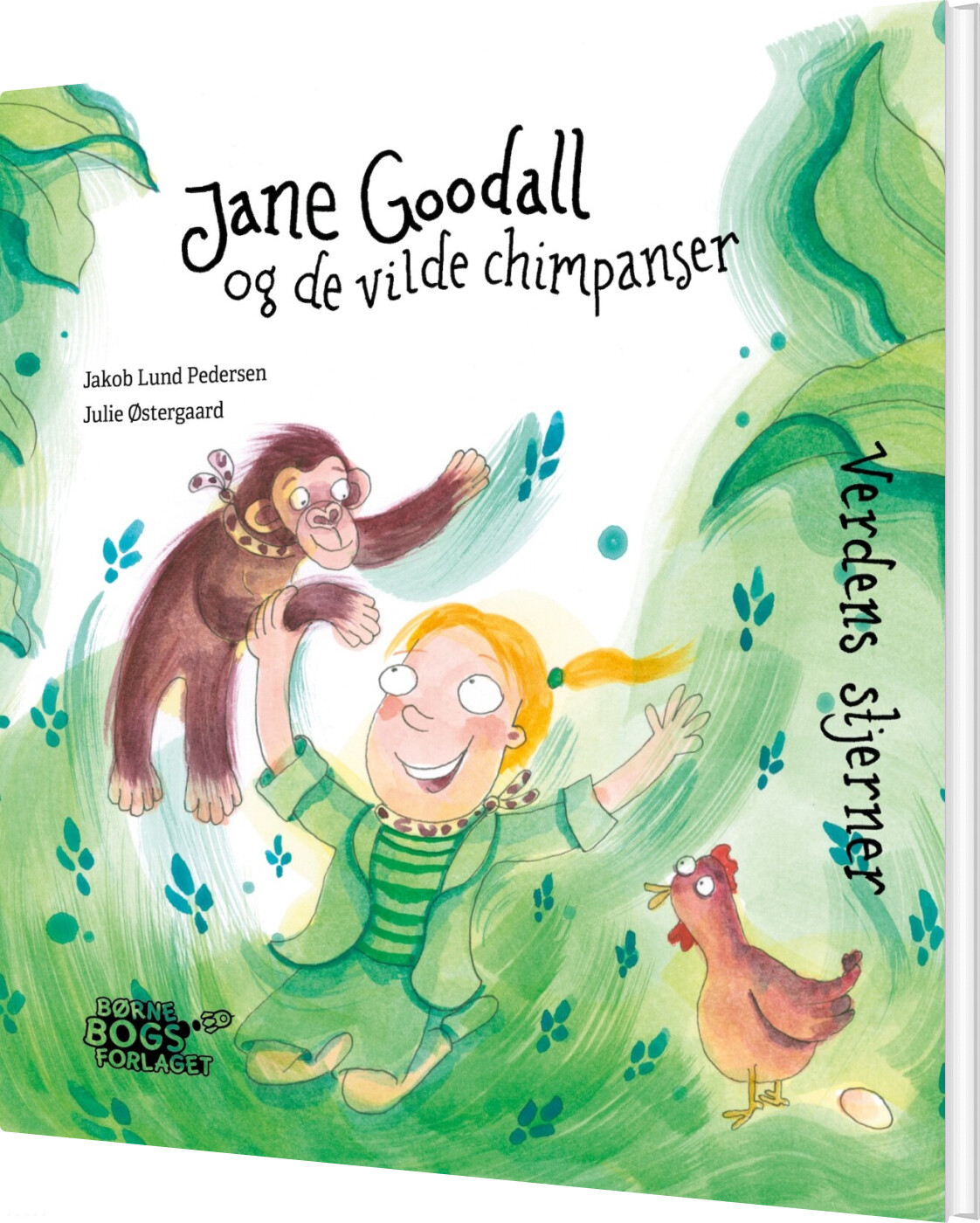 Jane Goodall Og De Vilde Chimpanser - Jakob Lund Pedersen - Bog
