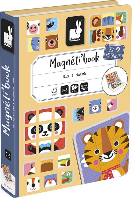 Janod - Magneti'book - Mix & Match