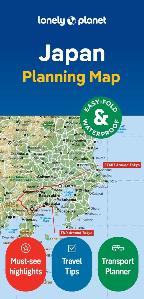 Japan Planning Map - Lonely Planet - English Book