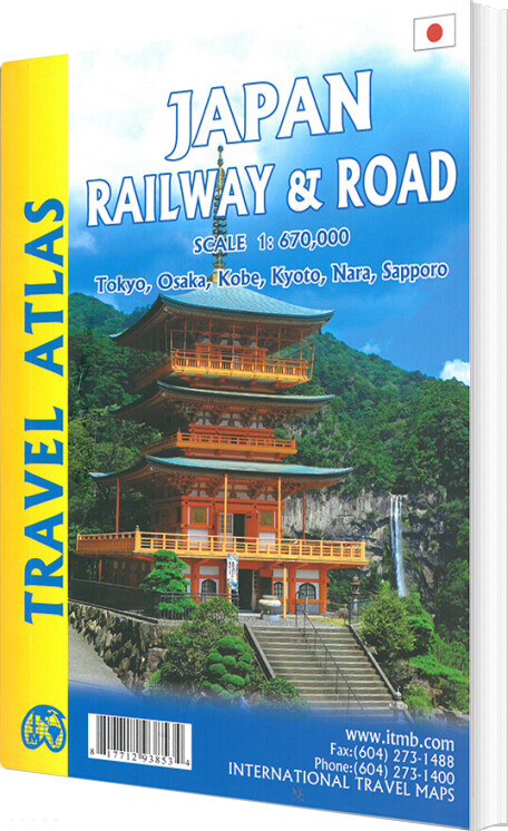 Japan Railway & Road Travel Atlas - Itm Publications - English Book