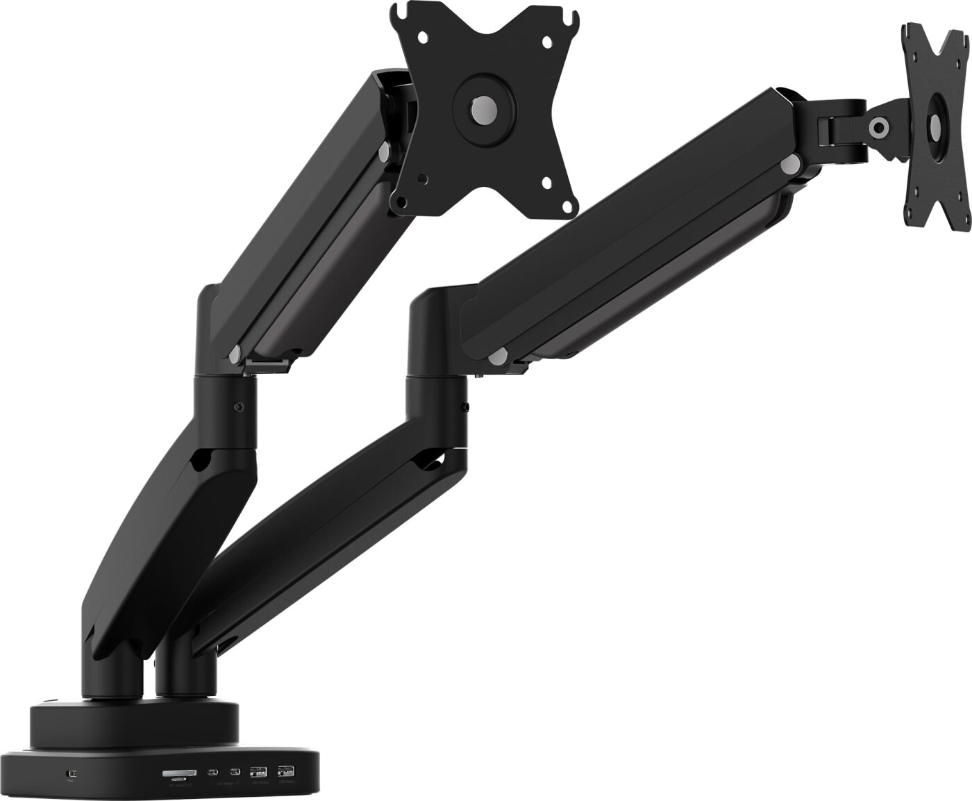 J5create - Ergonomic Dual-monitor Mount With Docking Station