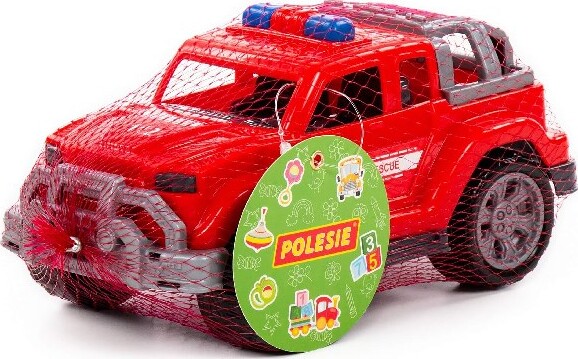 Billede af Legetøjs Brandbil Jeep - Rød - Polesie