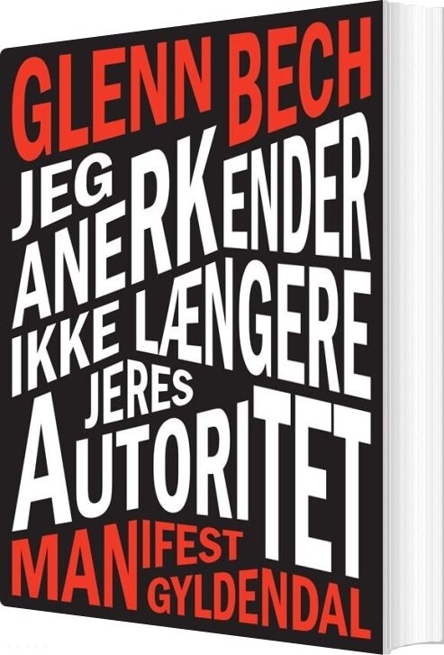 Billede af Jeg Anerkender Ikke Længere Jeres Autoritet - Glenn Bech - Bog