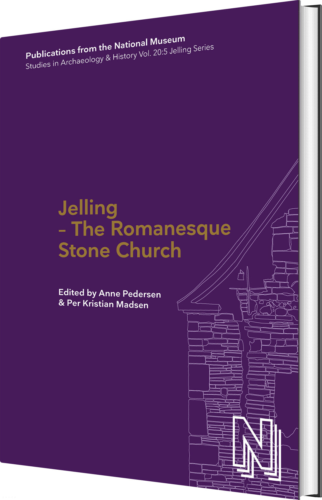 Jelling - The Romanesque Stone Church - Anne Pedersen - English Book