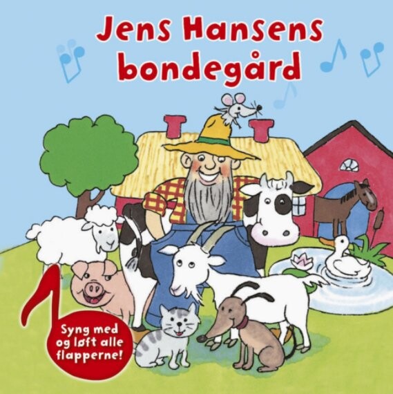 Billede af Sangflapbog: Jens Hansens Bondegård - Diverse - Bog