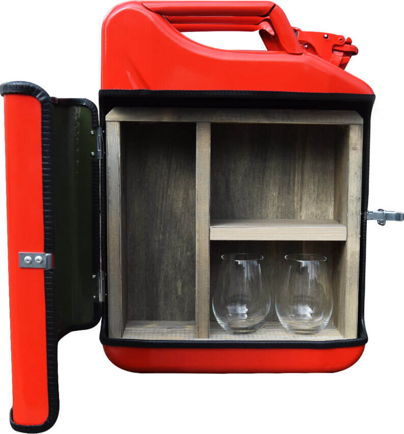 Jerrycan Gin Bar - Transportabel Minibar - 20l