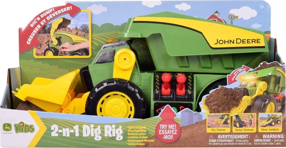 John Deere - Maxx Power 2-i-1 Gravemaskine - Tomy