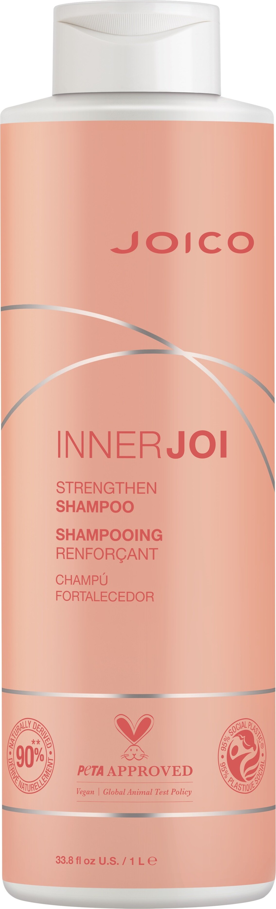 Se Joico - Innerjoi Strengthen Shampoo 1000 Ml hos Gucca.dk