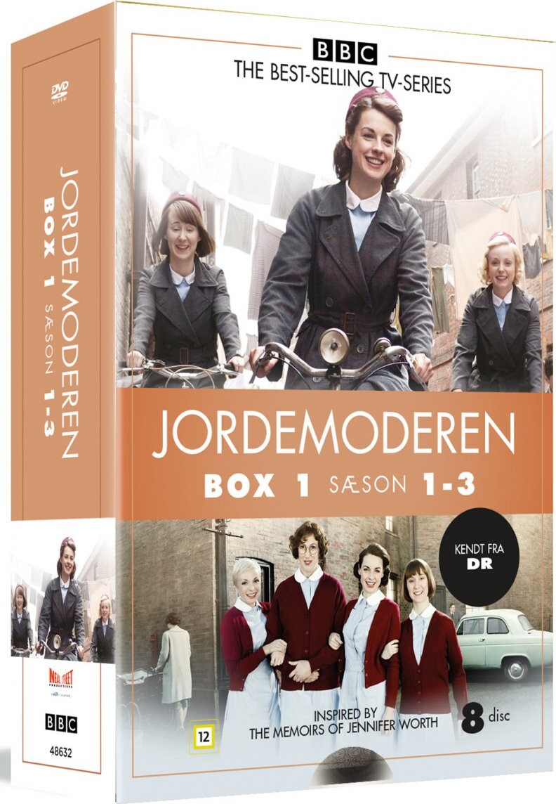 Jordemoderen Box 1 - Sæson 1-3 / Call The Midwife - DVD - Tv-serie