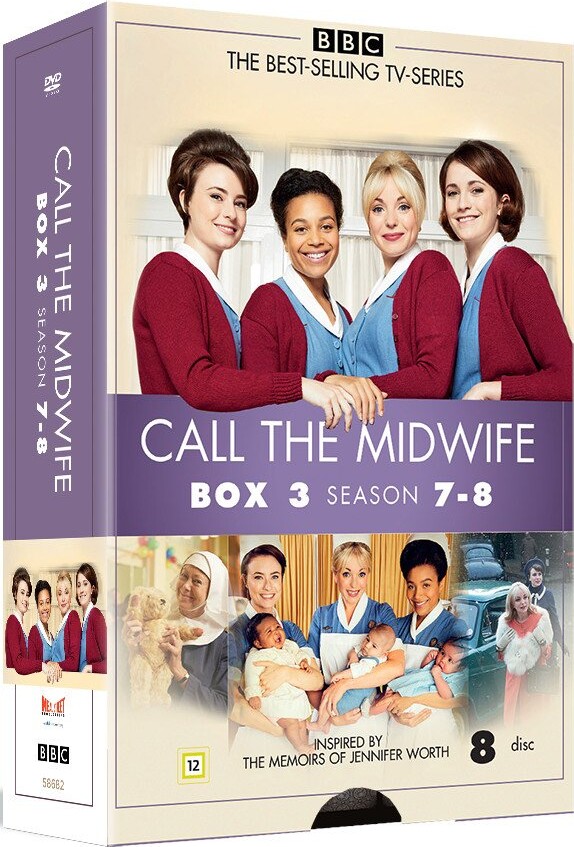 Jordemoderen Box 3 - Sæson 7-8 / Call The Midwife - DVD - Tv-serie