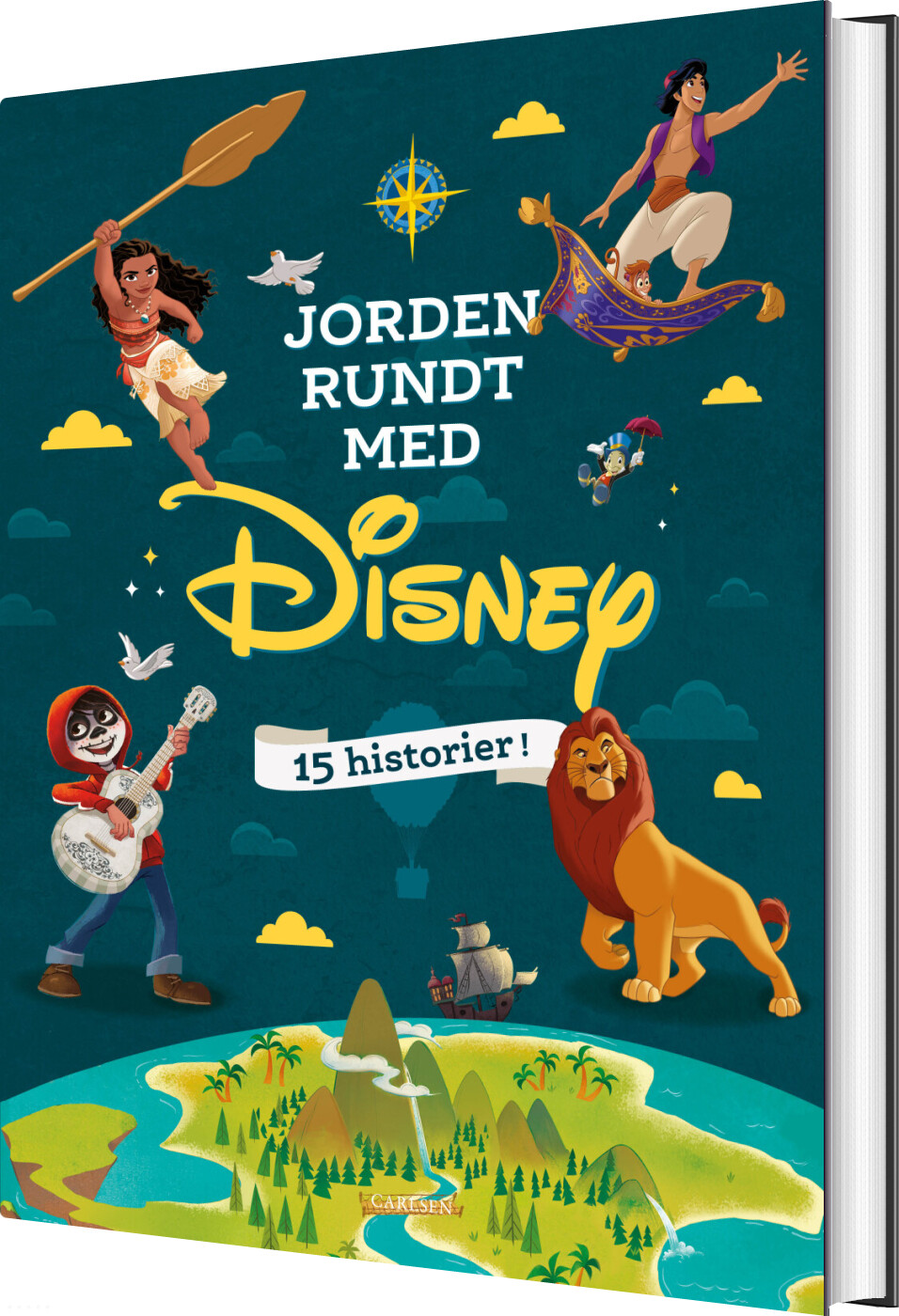 Billede af Jorden Rundt Med Disney - Disney - Bog