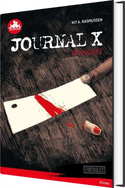 Journal X, Afhugget, Rød Læseklub - Kit A. Rasmussen - Bog