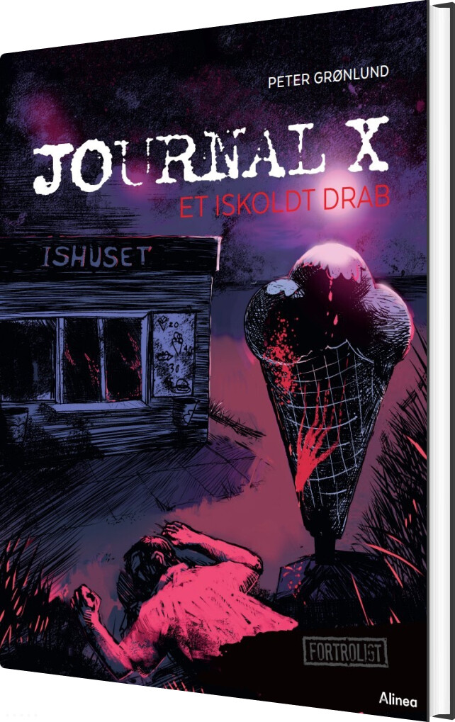 Journal X, Et Iskoldt Drab, Rød Læseklub - Peter Grønlund - Bog