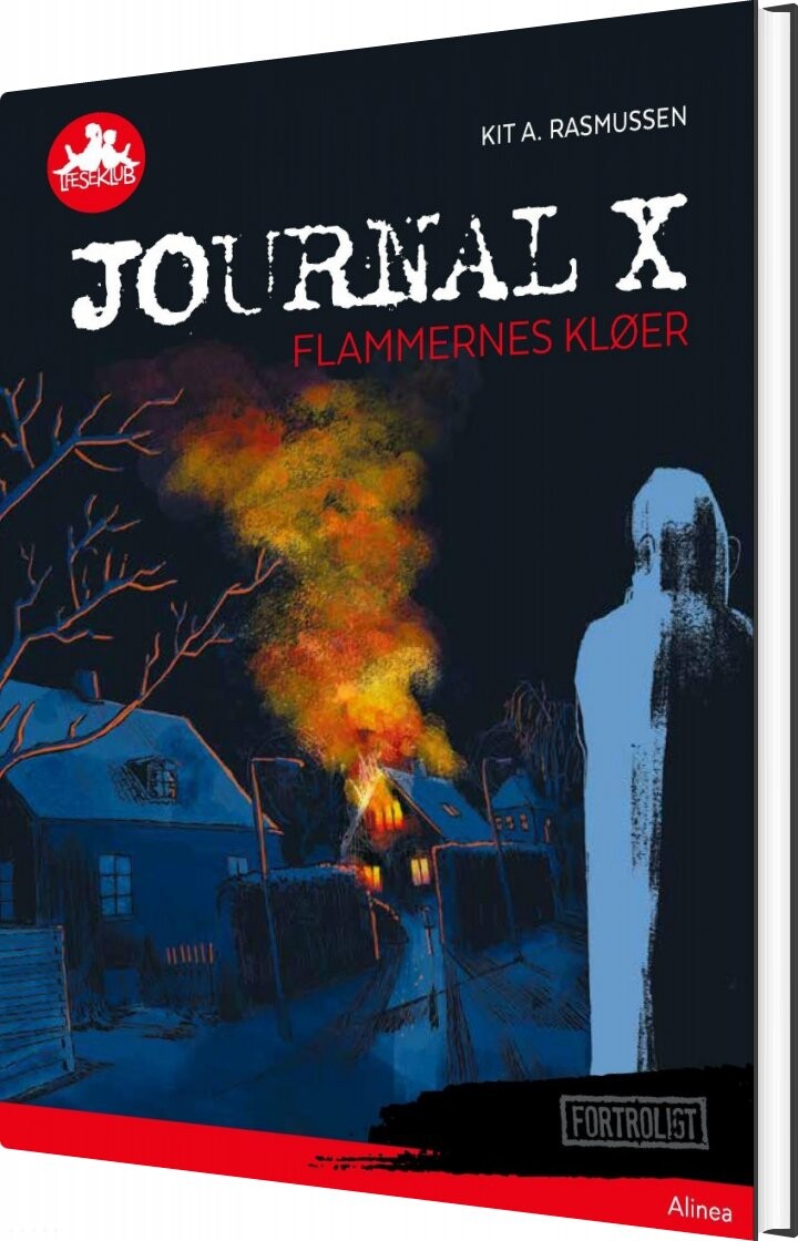 Journal X - Flammernes Kløer, Rød Læseklub - Kit A. Rasmussen - Bog