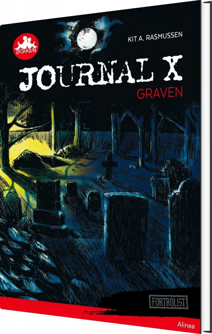 Journal X - Graven, Rød Læseklub - Kit A. Rasmussen - Bog