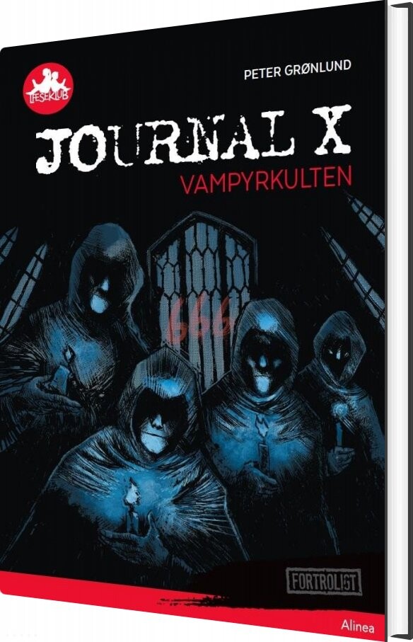 Journal X - Vampyrkulten - Rød Læseklub - Peter Grønlund - Bog