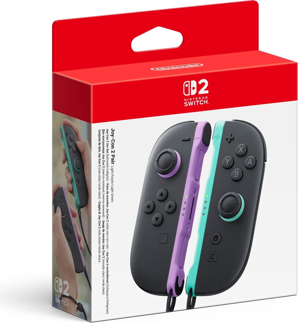 Joy-con 2 Pair Light Purple/light Green billede