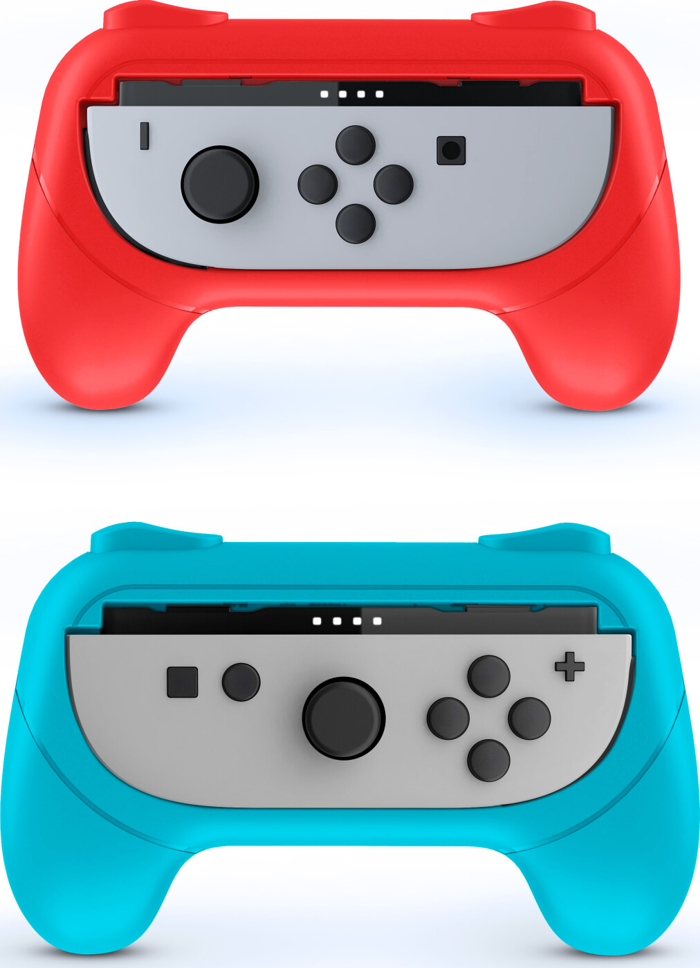 Joy-con Grip Duo Pack Til Nintendo Switch Ii - 2 Grips I Rød Og Blå Til Joy-con