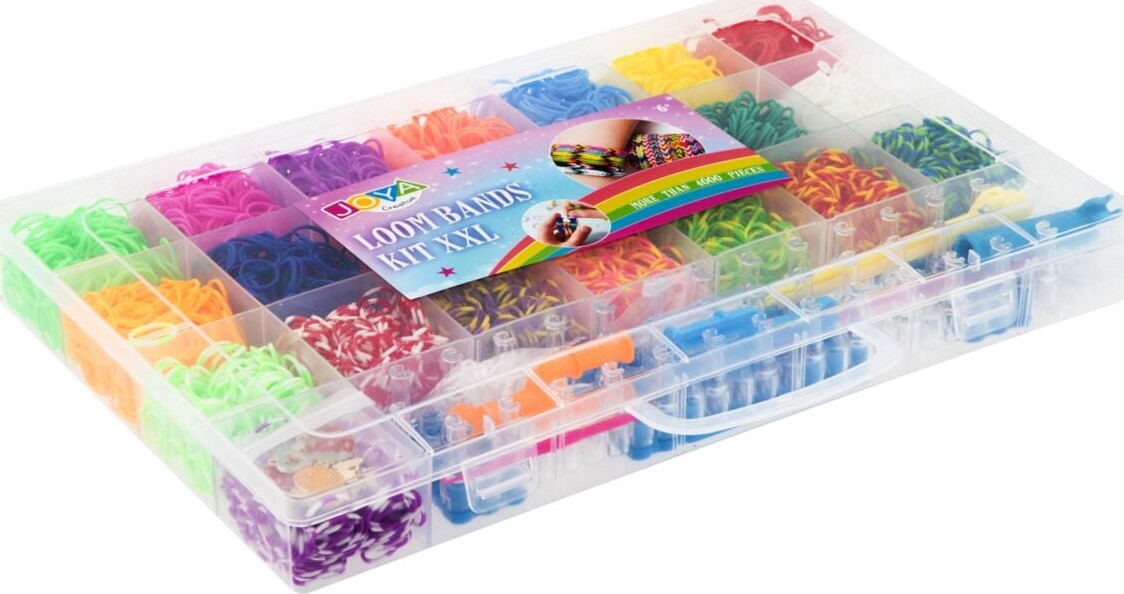 Joya - Rubber Band Loom Kit, Plastic Storage Box (981046)