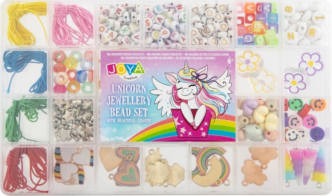 Joya - Unicorn Jewellery Bead Set With Beautiful Charms (981025)