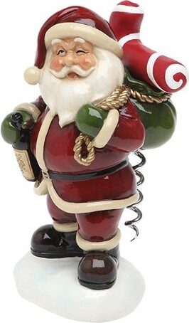 Julemand Figur Med Proptrækker Holder – Keramik