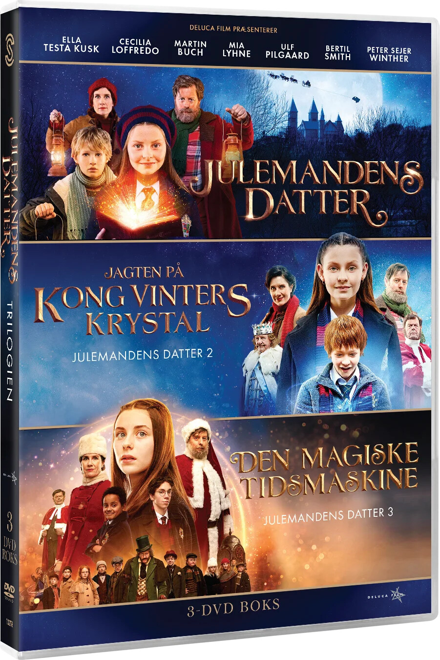 Julemandens Datter 1-3 Boks - DVD - Film