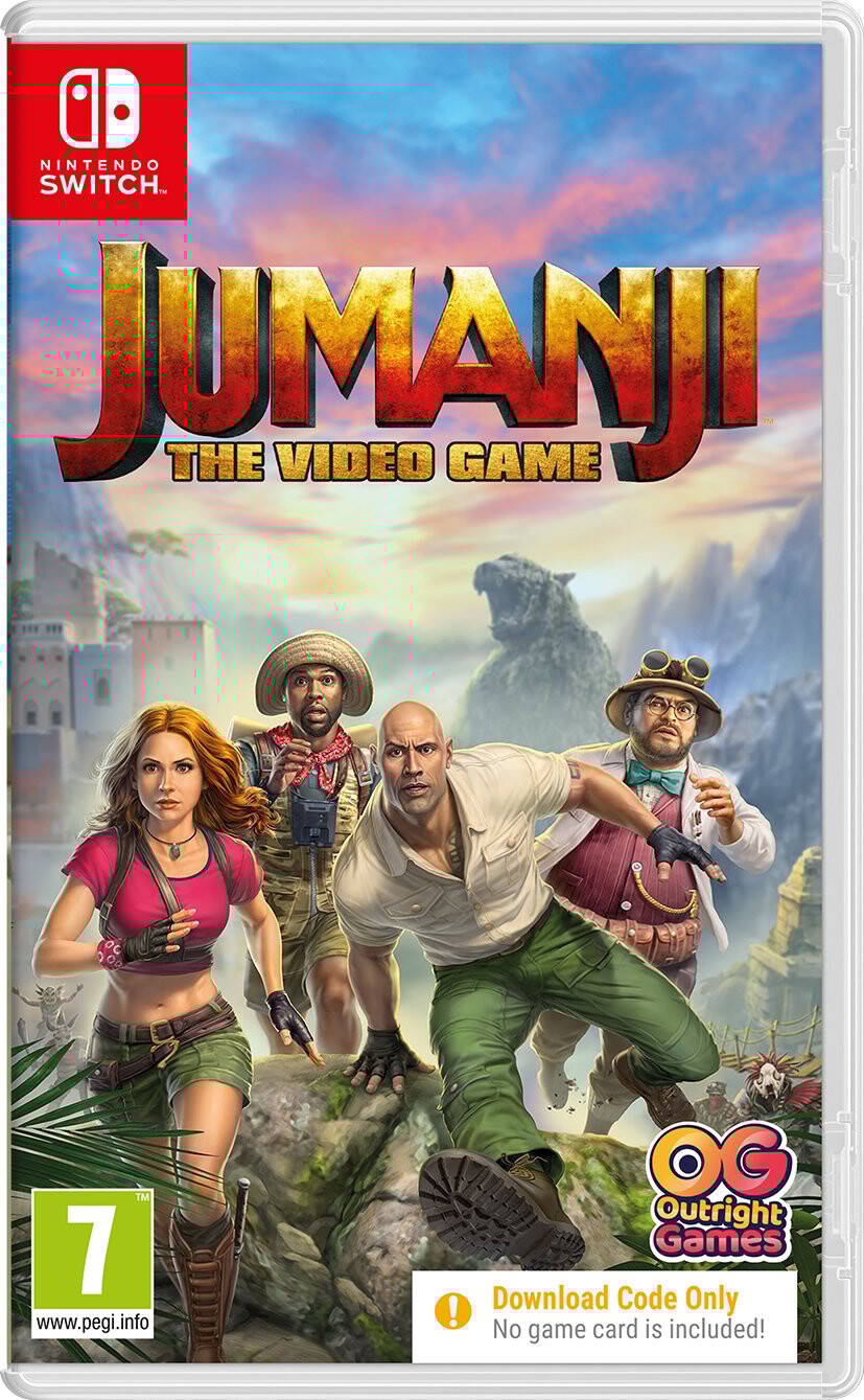 Billede af Jumanji: The Video Game - Kode I Boks - Nintendo Switch