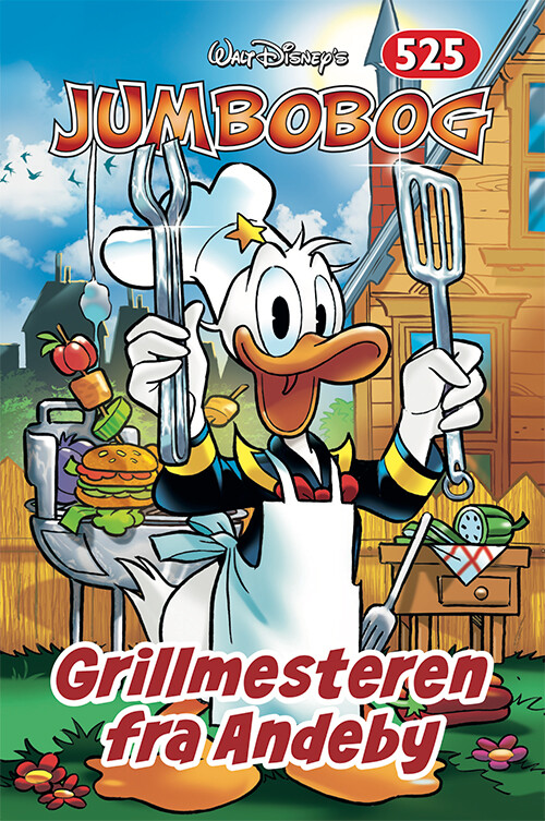 Billede af Jumbobog 525 - Grillmesteren Fra Andeby - Walt Disney - Tegneserie hos Gucca.dk