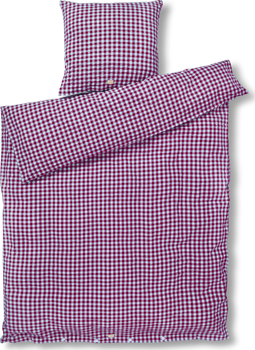 Juna - Bæk&bølge Sengetøj - Fuchsia/mint - 140x220 Cm