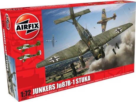 Airfix - Junkers Ju87b-1 Stuka Fly Byggesæt - 1:72 - A03092