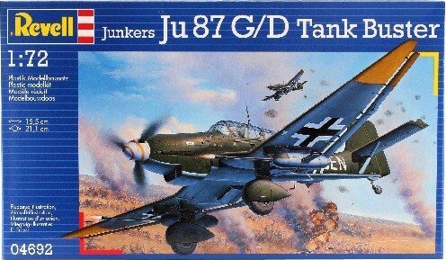 Billede af Revell - Junkers Ju87 G/d Tank Buster Modelfly Byggesæt - 04692 hos Gucca.dk
