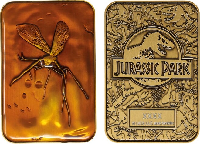 Jurassic Park Limited Edition Mosquito In Amber Ingot