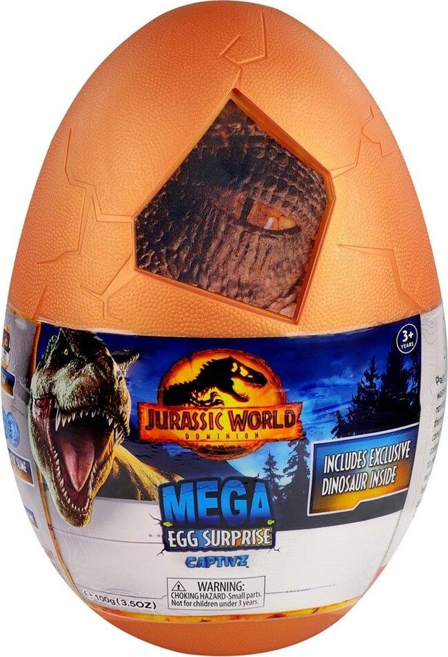 Jurassic World – Dinosaur æg Legetøj – Mega Egg Surprise