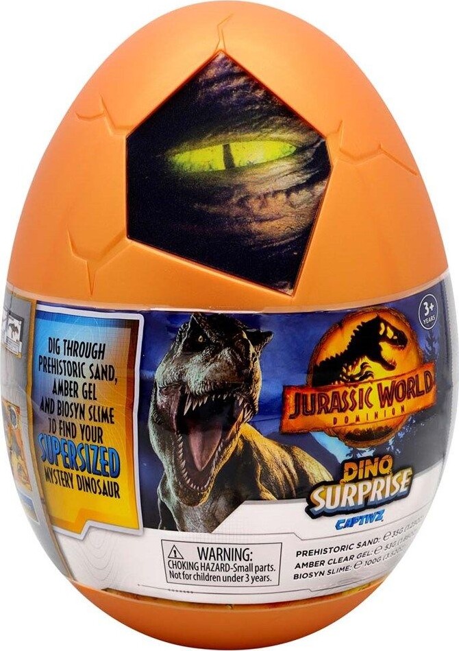 Jurassic World – Dinosaur æg Legetøj – Dino Surprise Captivx